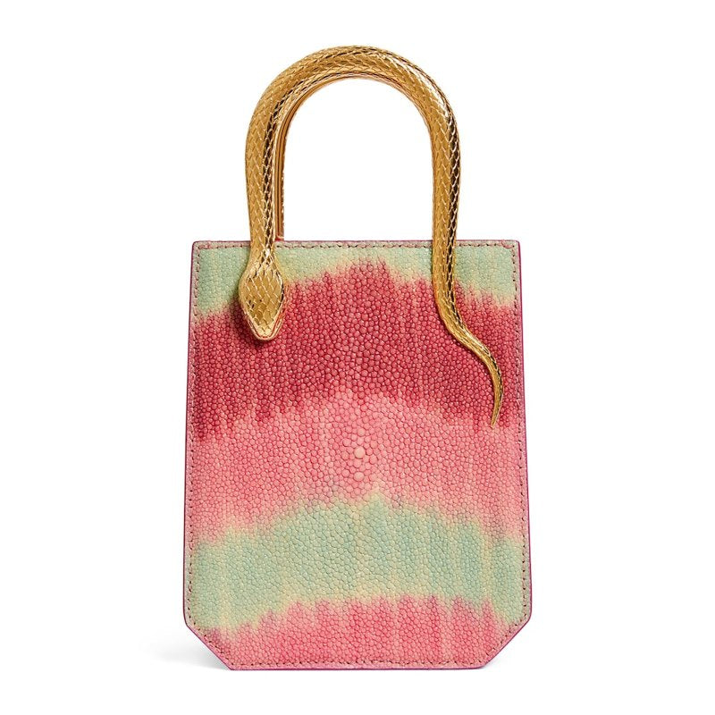Bolsa Crossbody Galuchat Serpentine - Mercado de Luxo - O Maior E-Commerce de Bens, Produtos e Serviços de Luxo do Brasil.