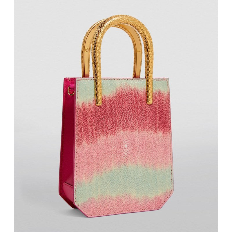 Bolsa Crossbody Galuchat Serpentine