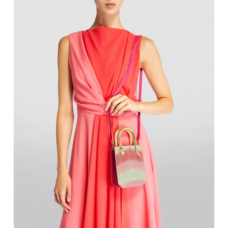 Bolsa Crossbody Galuchat Serpentine