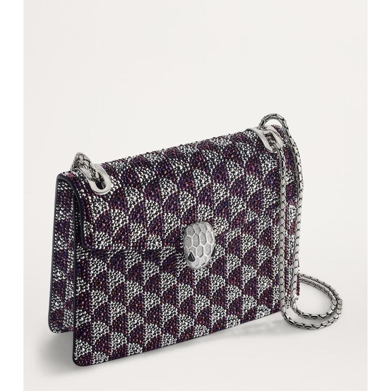 Bolsa Shoulder Small Crystal Serpenti Forever Day-To-Night