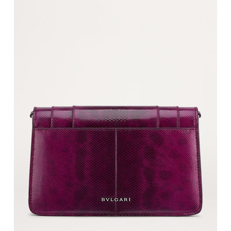 Bolsa Shoulder Small Snakeskin Serpenti East West