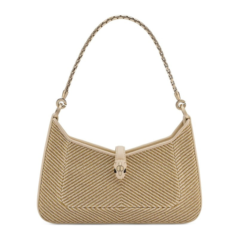 Bolsa Shoulder Small Chevron Serpenti Baia - Mercado de Luxo - O Maior E-Commerce de Bens, Produtos e Serviços de Luxo do Brasil.