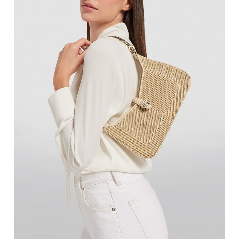 Bolsa Shoulder Small Chevron Serpenti Baia