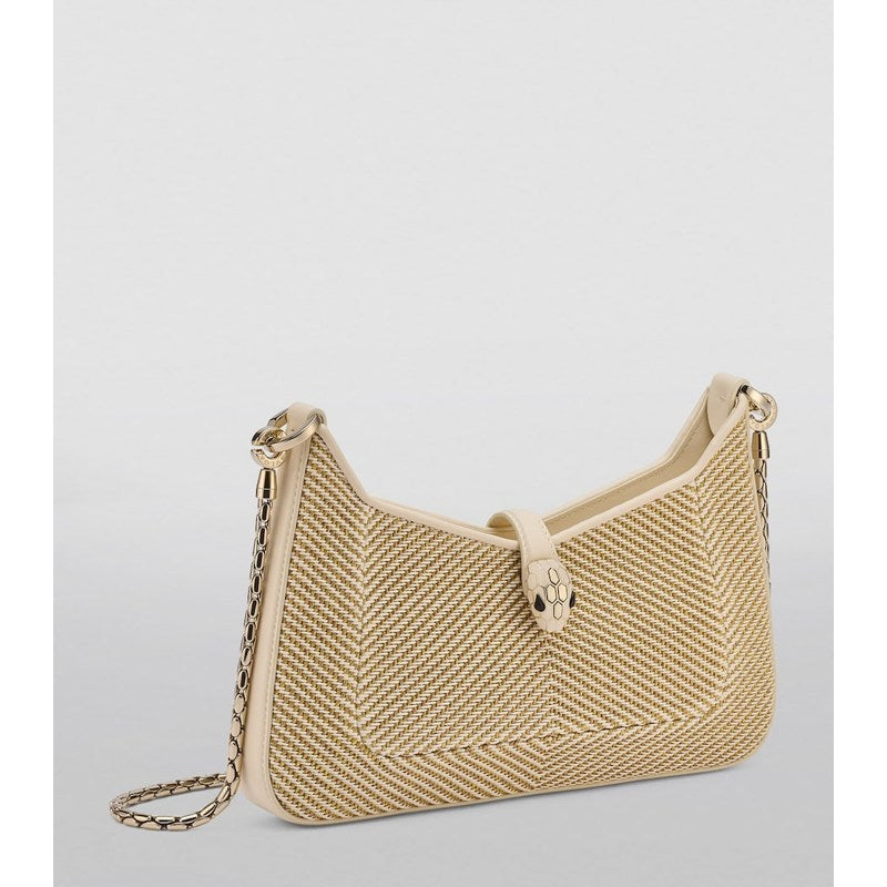 Bolsa Shoulder Small Chevron Serpenti Baia