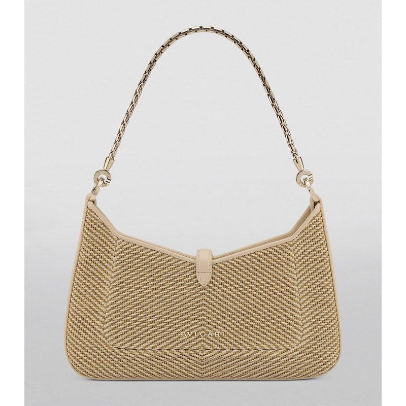 Bolsa Shoulder Small Chevron Serpenti Baia