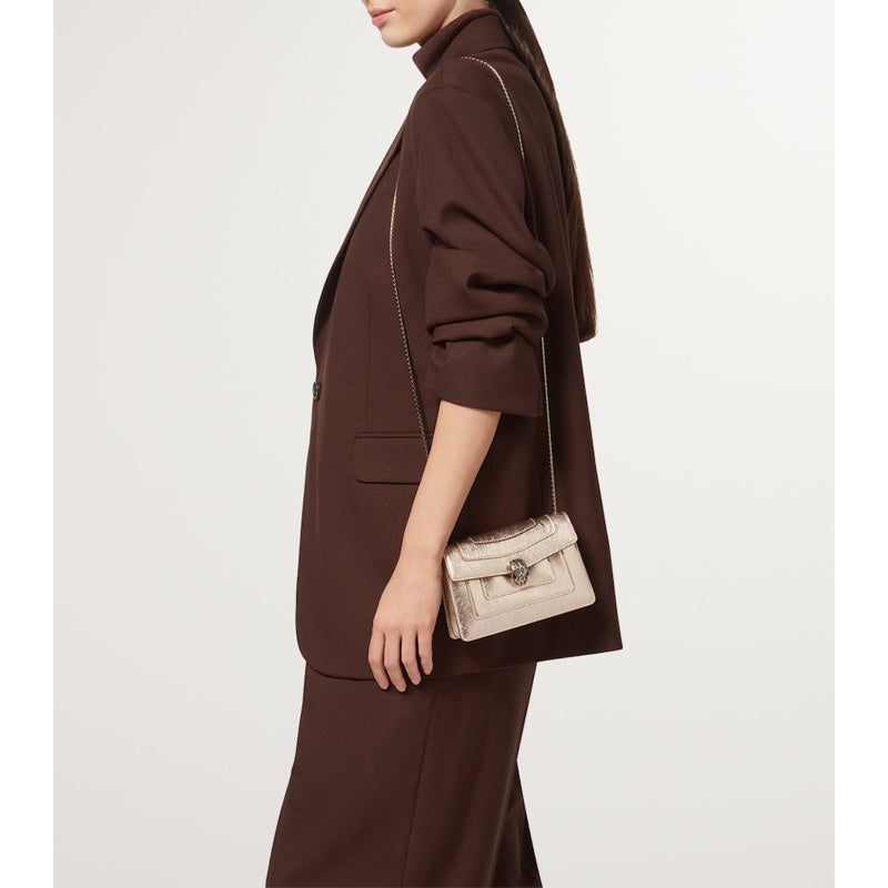 Bolsa Shoulder Mini Snakeskin Serpenti Forever