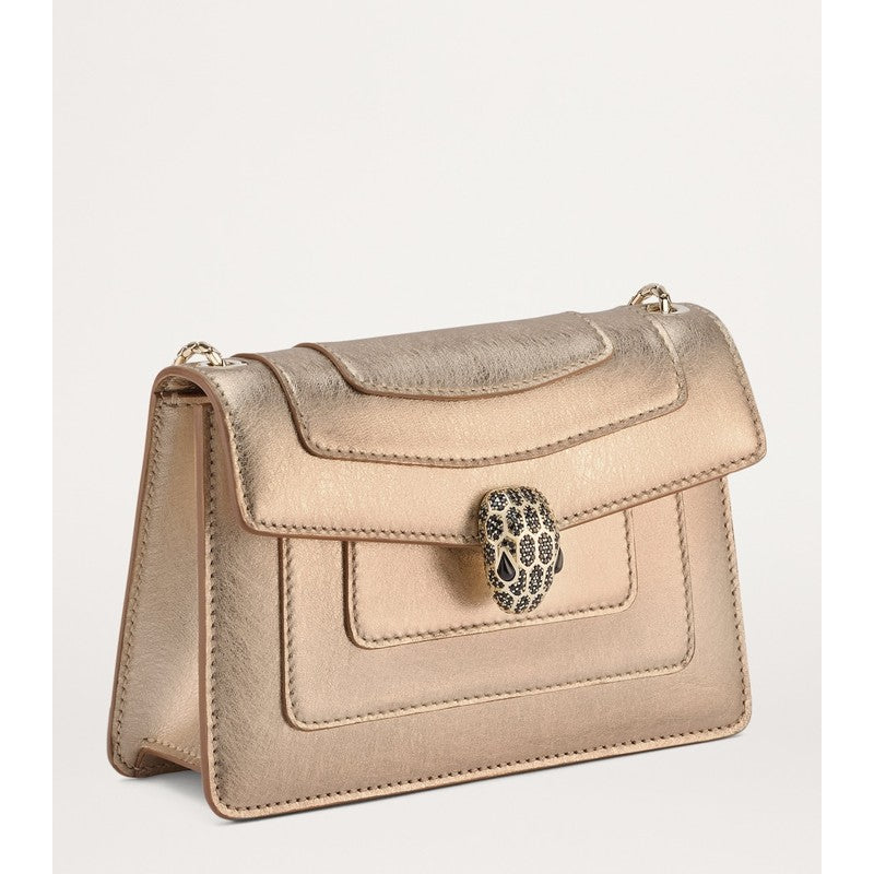 Bolsa Shoulder Mini Snakeskin Serpenti Forever