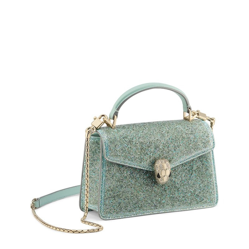 Bolsa Handle Mini Embellished Serpenti Forever - Mercado de Luxo - O Maior E-Commerce de Bens, Produtos e Serviços de Luxo do Brasil.