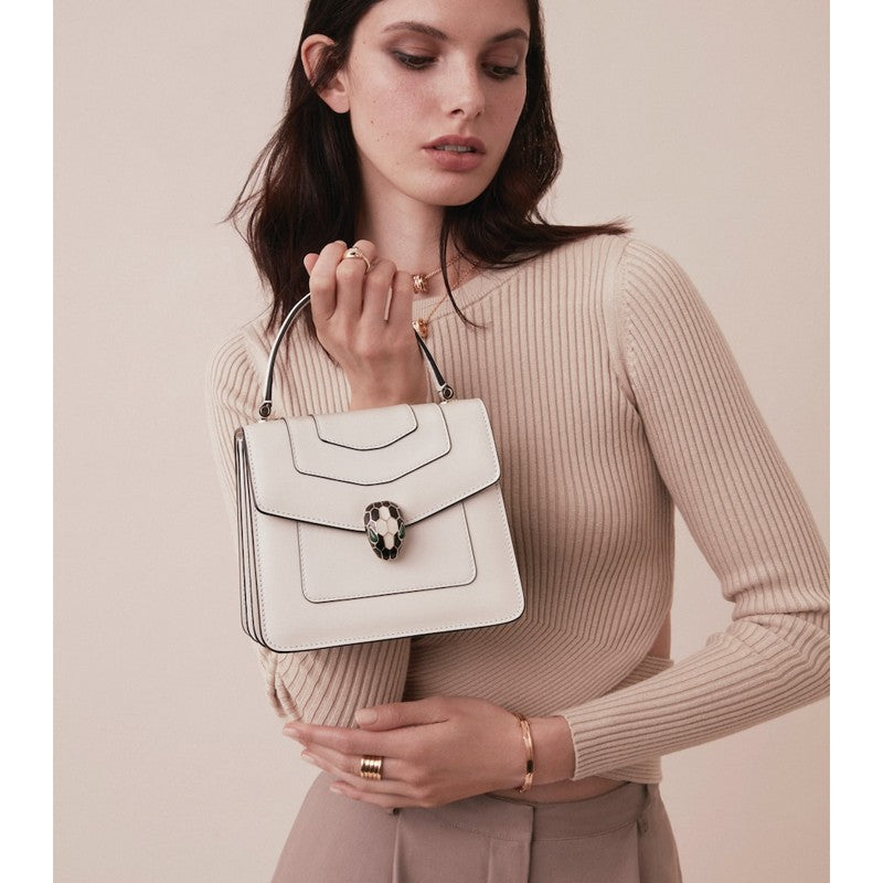 Bolsa Handle Serpenti Forever
