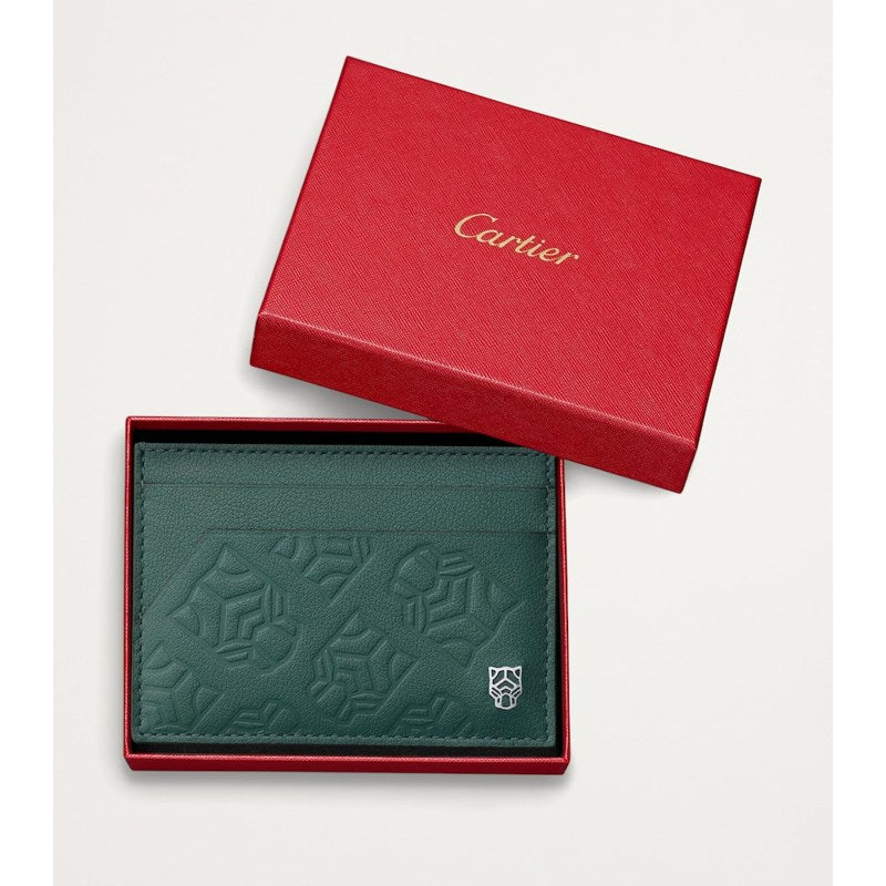 Bolsa Wallet Calfskin Panthère de Cartier