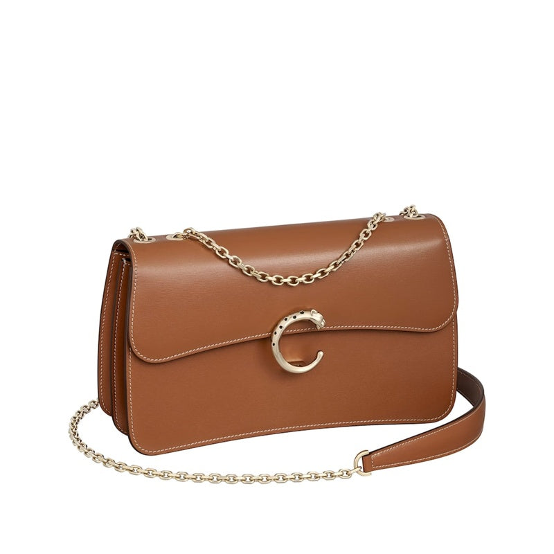 Bolsa Clutch Small Calfskin Panthère de Cartier Chain - Mercado de Luxo - O Maior E-Commerce de Bens, Produtos e Serviços de Luxo do Brasil.