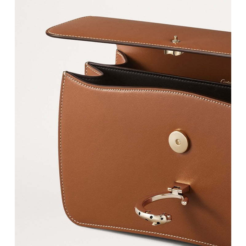 Bolsa Clutch Small Calfskin Panthère de Cartier Chain