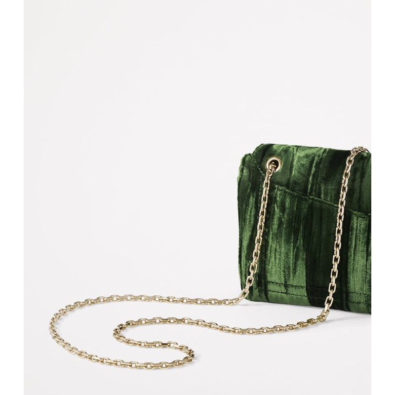 Bolsa Clutch Velvet Panthère Graphique de Cartier Chain