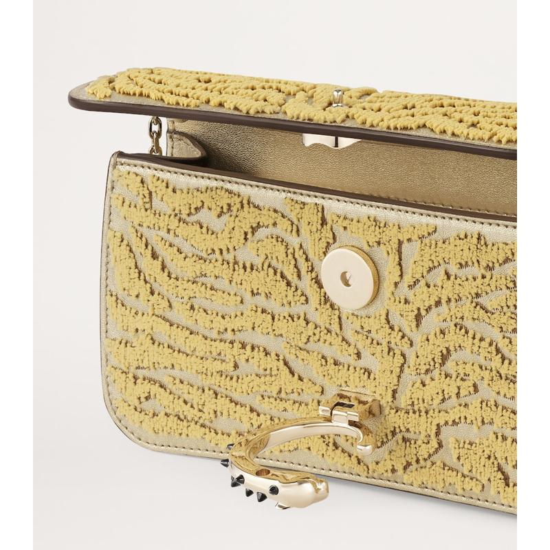 Bolsa Crossbody Mini Embroidered Panthère de Cartier
