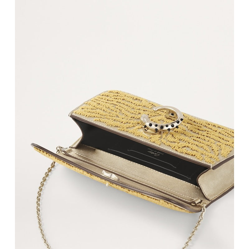 Bolsa Crossbody Mini Embroidered Panthère de Cartier