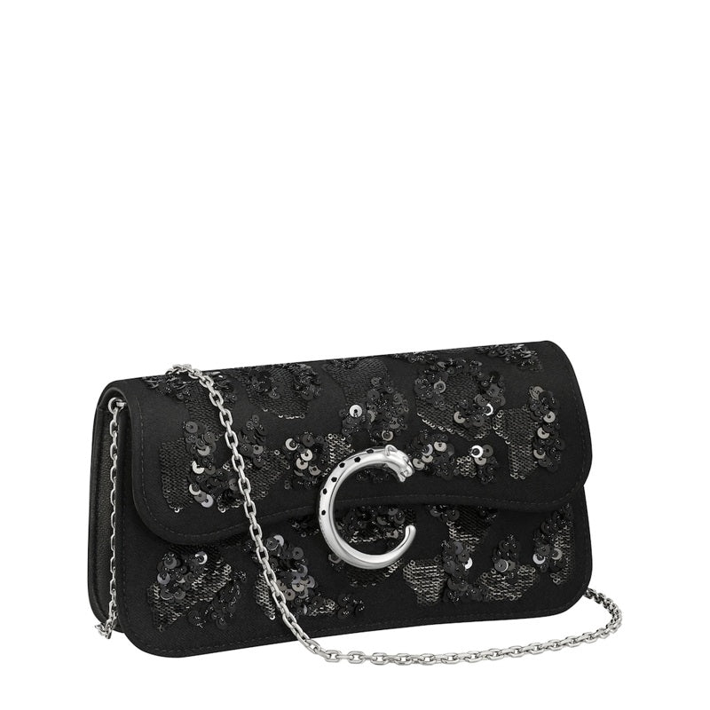 Bolsa Crossbody Mini Sequinned Panthère de Cartier - Mercado de Luxo - O Maior E-Commerce de Bens, Produtos e Serviços de Luxo do Brasil.