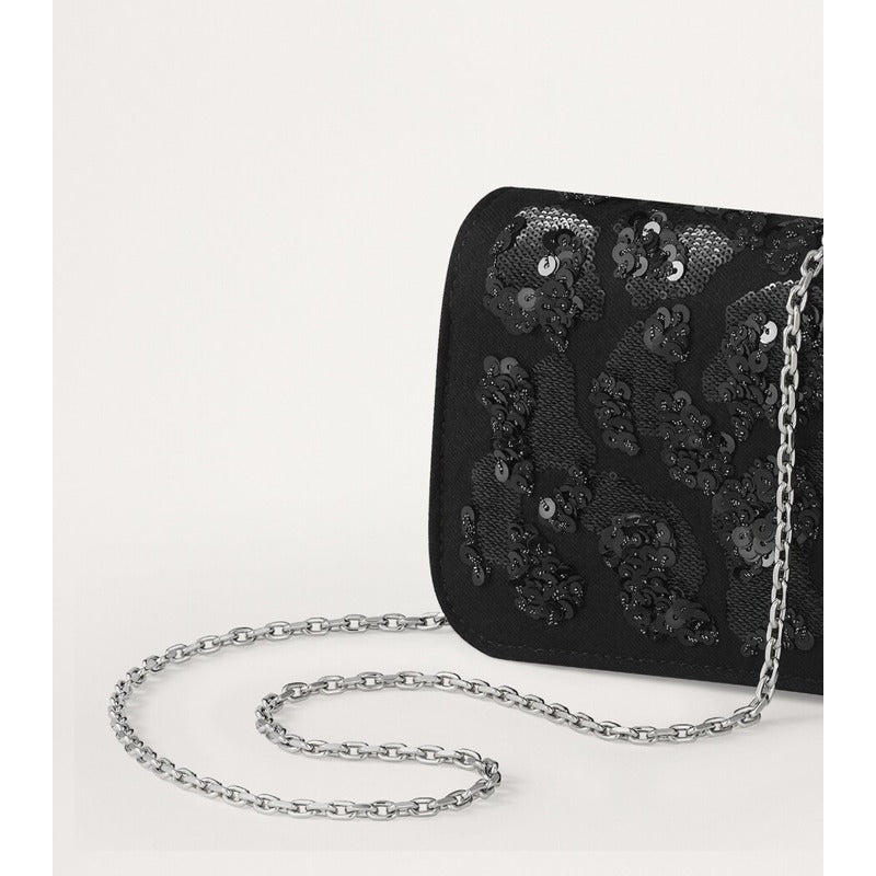 Bolsa Crossbody Mini Sequinned Panthère de Cartier