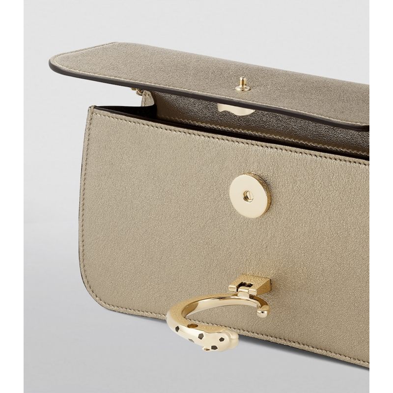 Bolsa Crossbody Mini Metallic Panthère de Cartier