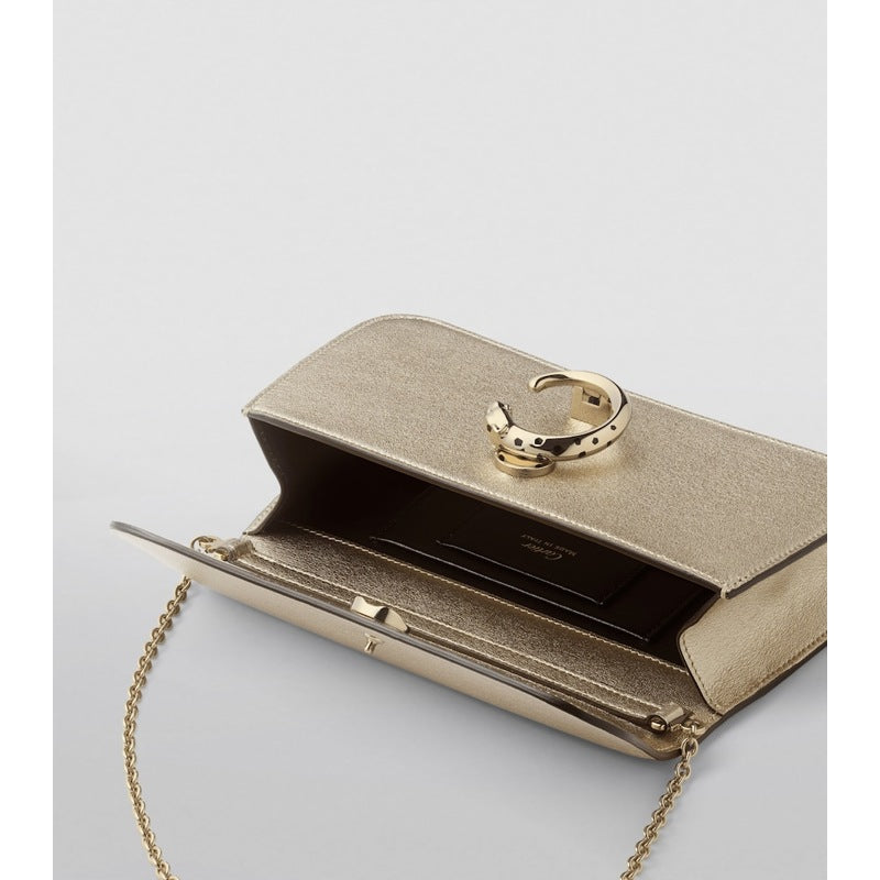 Bolsa Crossbody Mini Metallic Panthère de Cartier
