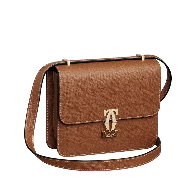 Bolsa Shoulder Mini Calfskin Cartier C de Cartier - Mercado de Luxo - O Maior E-Commerce de Bens, Produtos e Serviços de Luxo do Brasil.