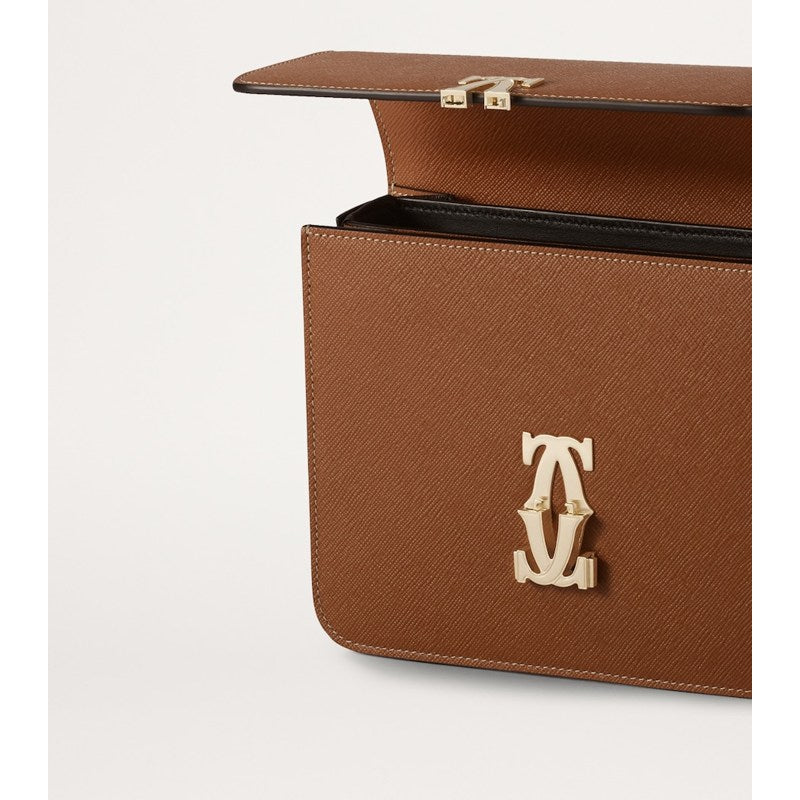 Bolsa Shoulder Mini Calfskin Cartier C de Cartier