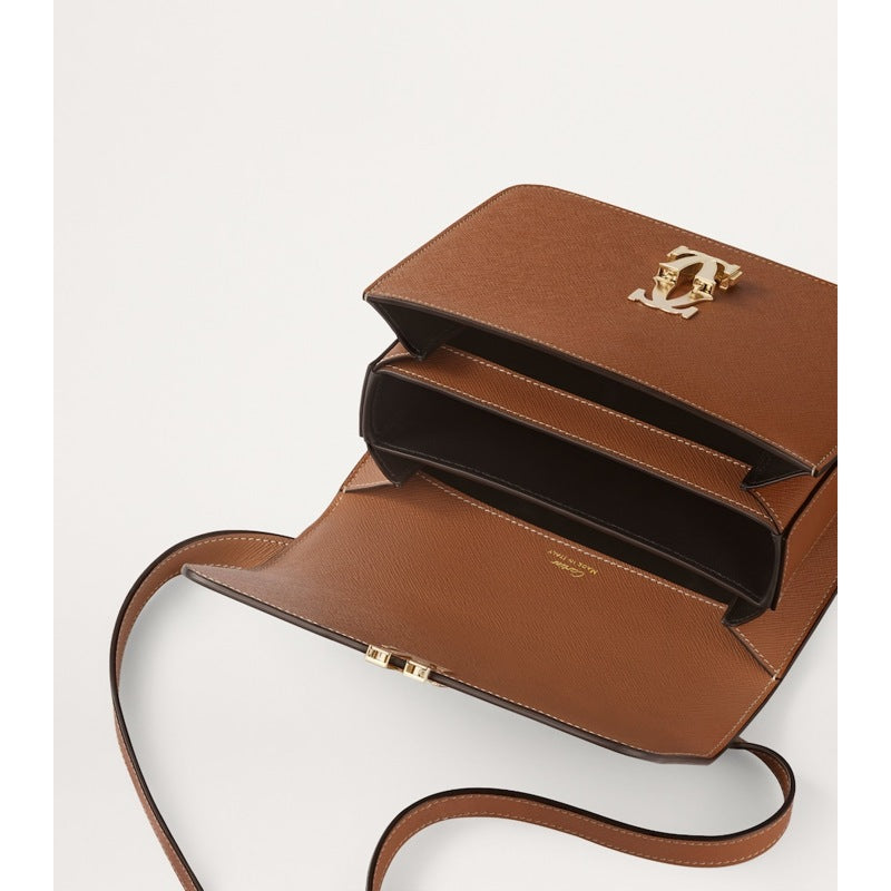 Bolsa Shoulder Mini Calfskin Cartier C de Cartier