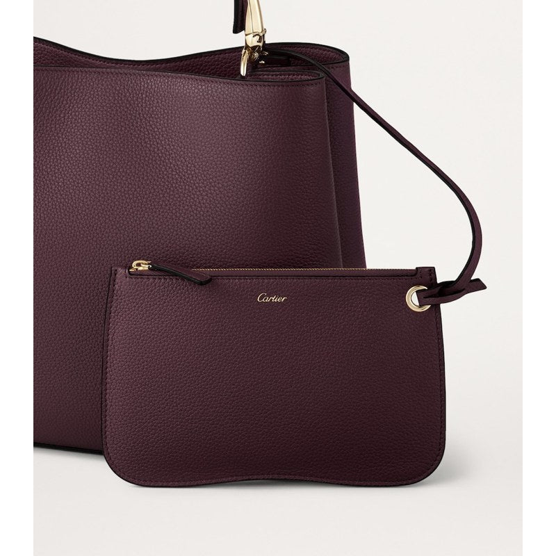 Bolsa Handle Medium Calfskin Panthère de Cartier