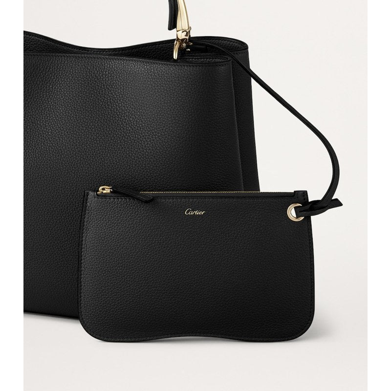 Bolsa Handle Medium Calfskin Panthère de Cartier
