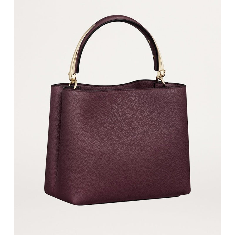Bolsa Handle Small Calfskin Panthère de Cartier
