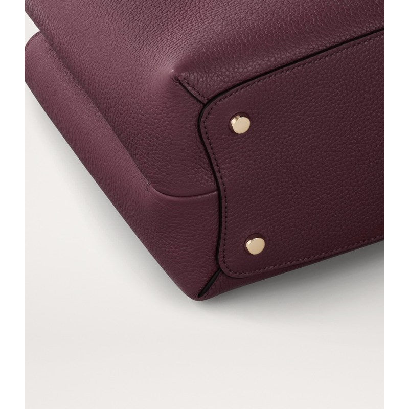 Bolsa Handle Small Calfskin Panthère de Cartier