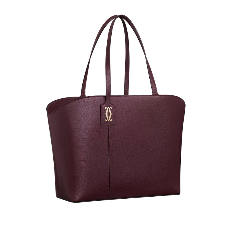 Bolsa Tote Calfskin C de Cartier - Mercado de Luxo - O Maior E-Commerce de Bens, Produtos e Serviços de Luxo do Brasil.