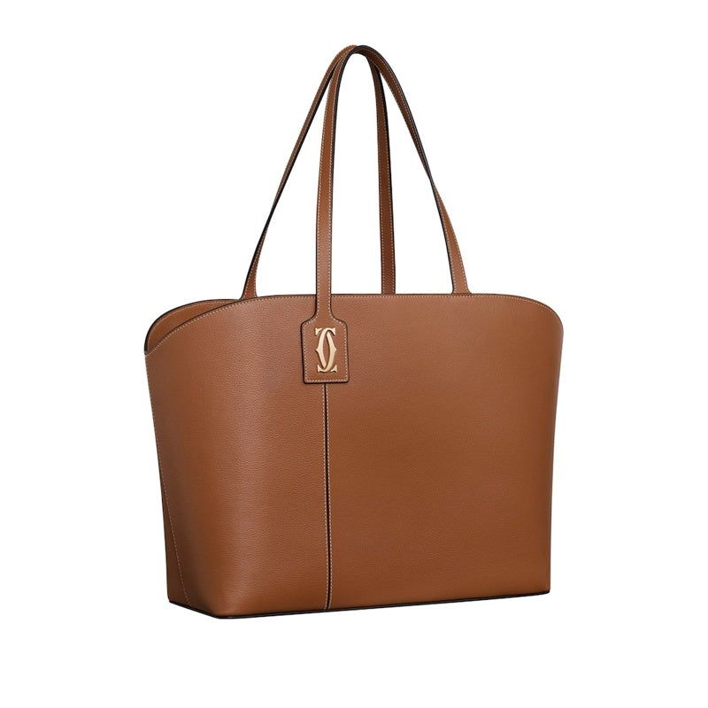 Bolsa Tote Calfskin C de Cartier - Mercado de Luxo - O Maior E-Commerce de Bens, Produtos e Serviços de Luxo do Brasil.