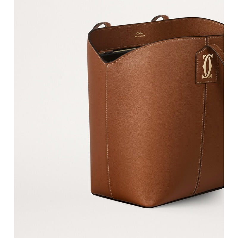Bolsa Tote Calfskin C de Cartier