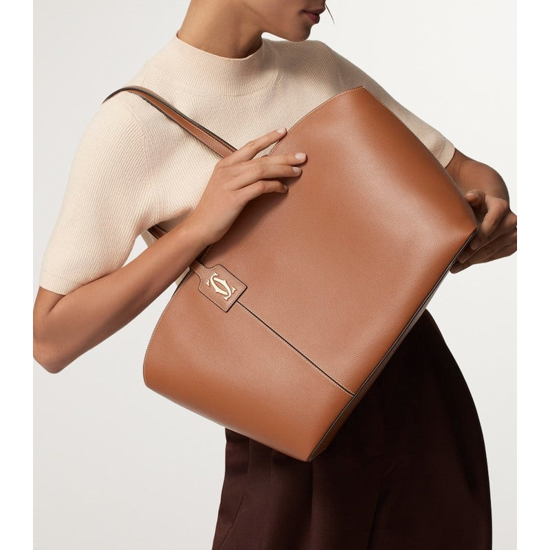 Bolsa Tote Calfskin C de Cartier
