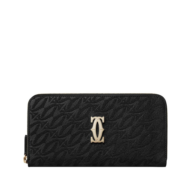 Bolsa Wallet C de Cartier International Zipped - Mercado de Luxo - O Maior E-Commerce de Bens, Produtos e Serviços de Luxo do Brasil.