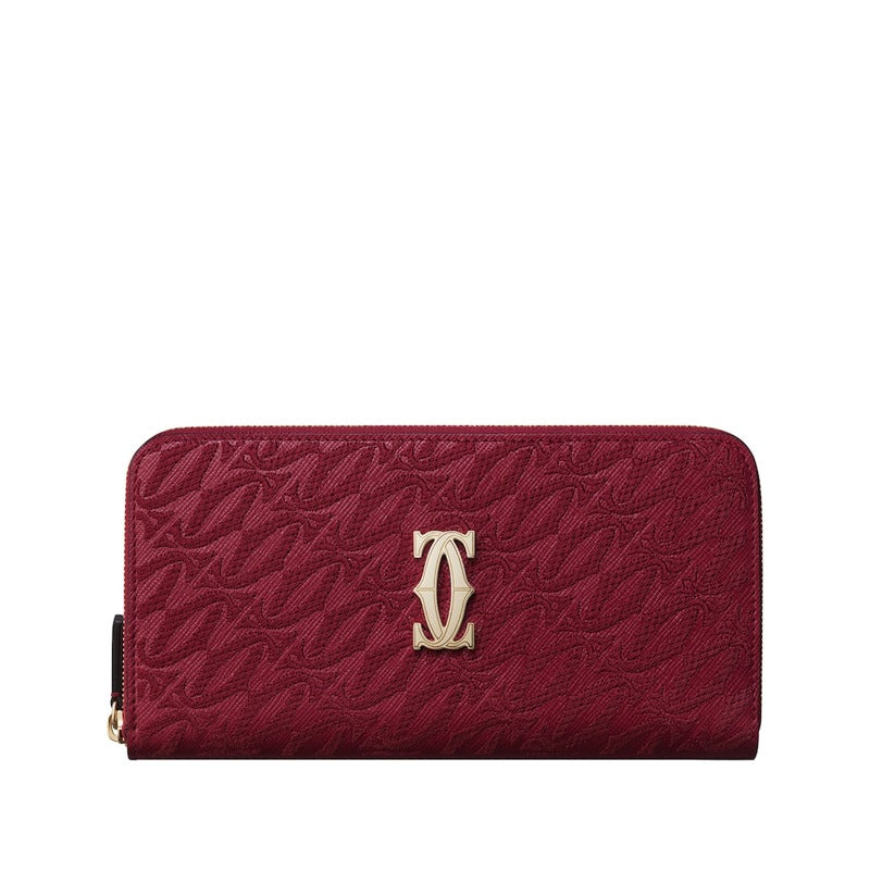 Bolsa Wallet C de Cartier International Zipped - Mercado de Luxo - O Maior E-Commerce de Bens, Produtos e Serviços de Luxo do Brasil.