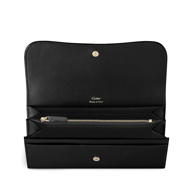 Bolsa Wallet Calfskin Panthère de Cartier