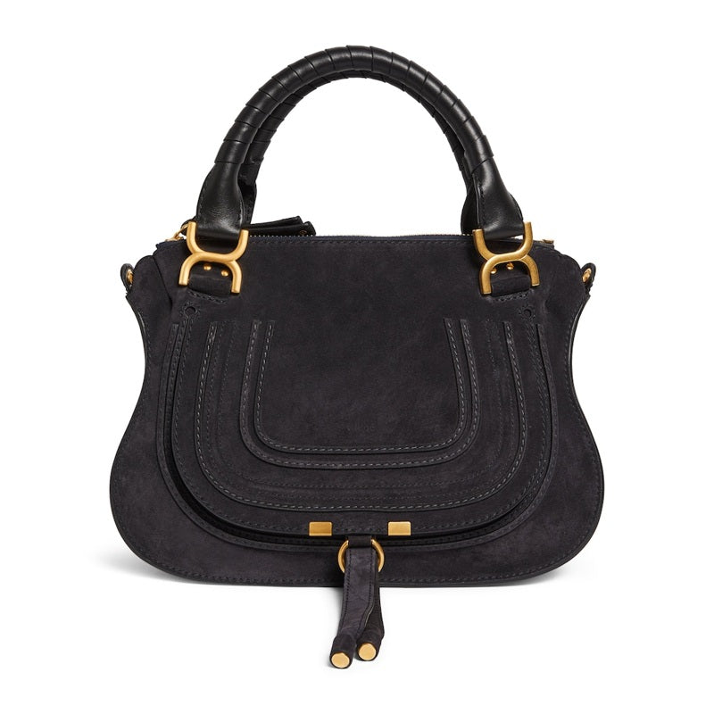 Bolsa Handle Medium Suede Marcie - Mercado de Luxo - O Maior E-Commerce de Bens, Produtos e Serviços de Luxo do Brasil.
