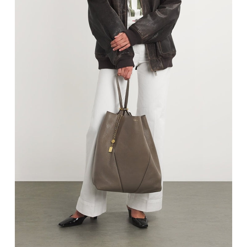 Bolsa Tote Large Calfskin Spin
