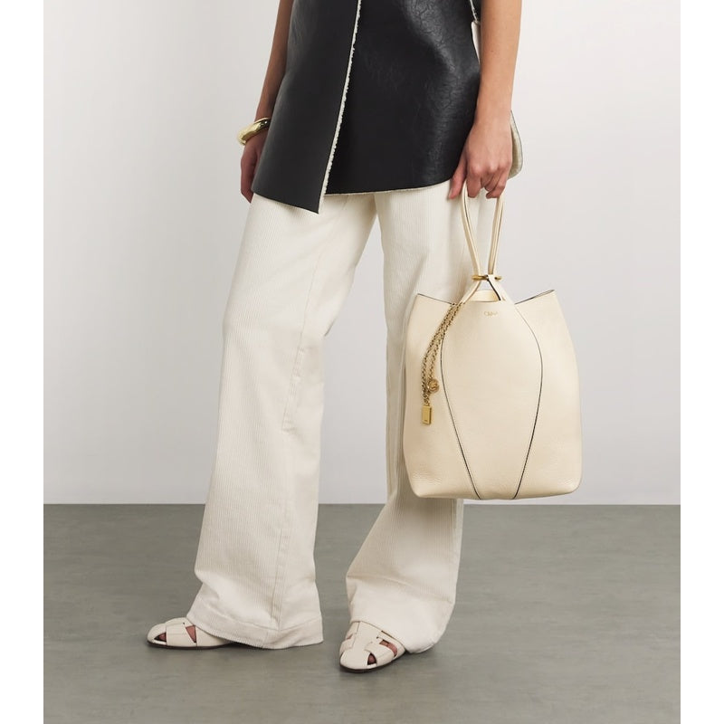 Bolsa Tote Medium Calfskin Spin