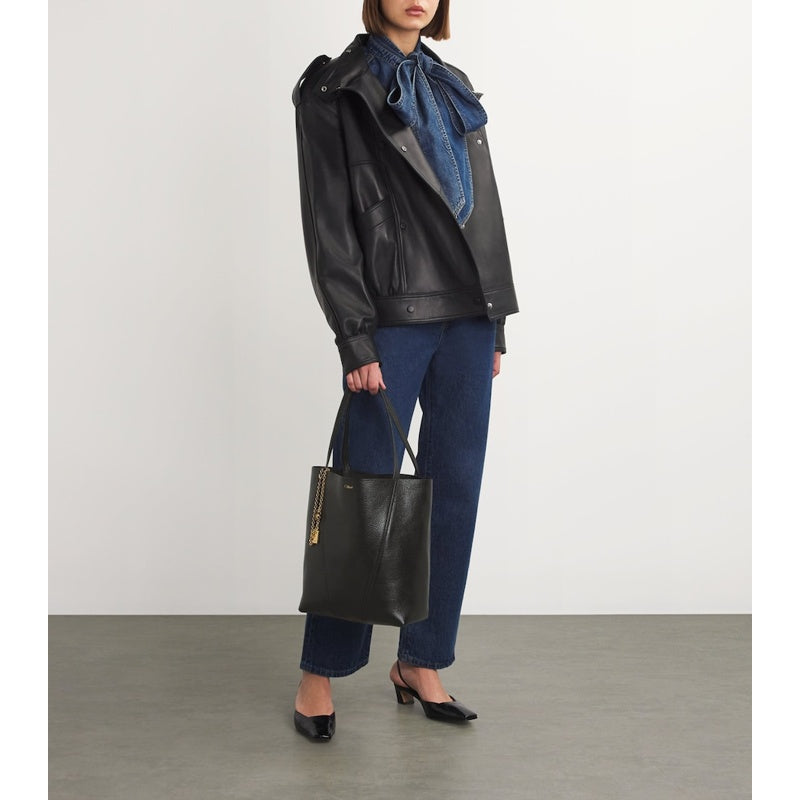 Bolsa Tote Medium Calfskin Spin