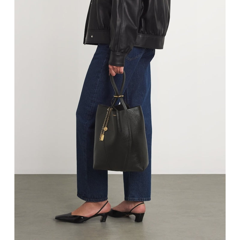 Bolsa Tote Medium Calfskin Spin