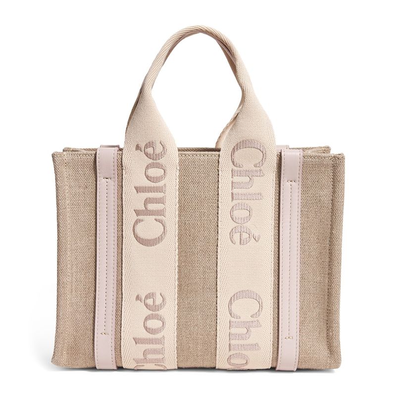 Bolsa Tote Small Linen Woody - Mercado de Luxo - O Maior E-Commerce de Bens, Produtos e Serviços de Luxo do Brasil.