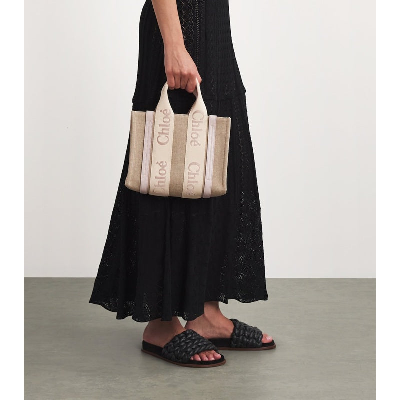Bolsa Tote Small Linen Woody