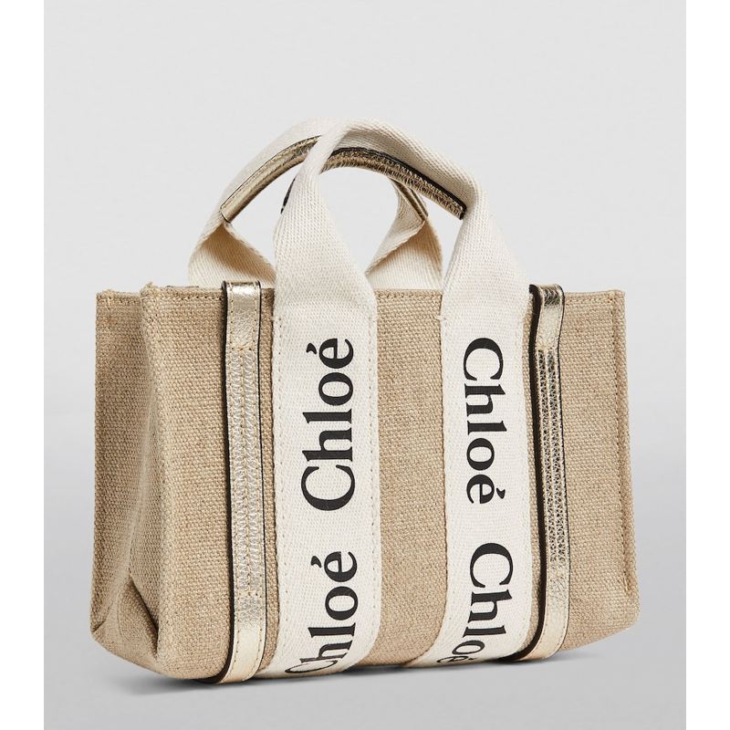 Bolsa Tote Small Canvas Woody