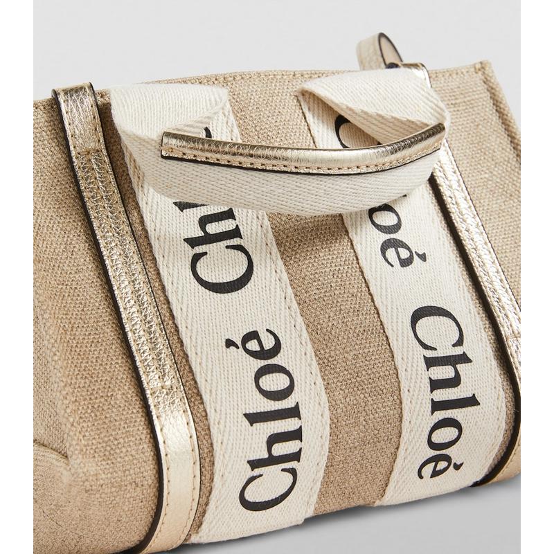 Bolsa Tote Small Canvas Woody