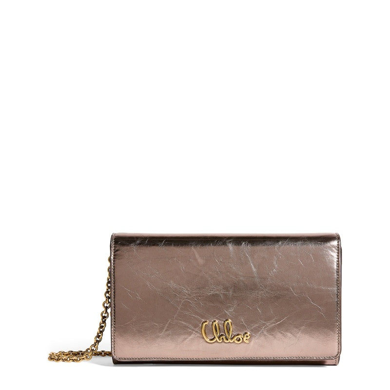 Bolsa Wallet Metallic Iconic Flap Chain - Mercado de Luxo - O Maior E-Commerce de Bens, Produtos e Serviços de Luxo do Brasil.