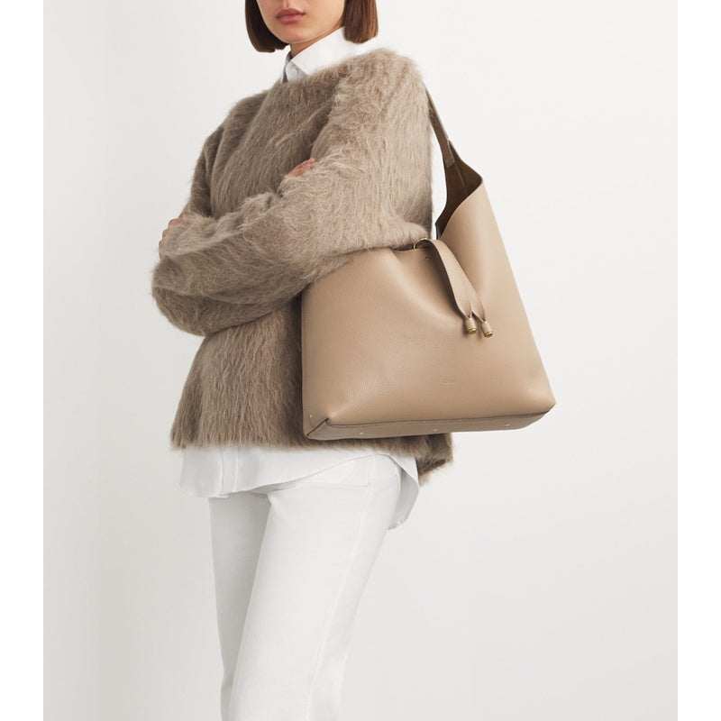 Bolsa Shopper Calfskin Marcie Hobo