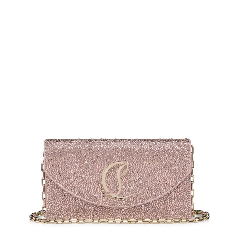 Bolsa Clutch Loubi54 Embellished Calf  - Mercado de Luxo - O Maior E-Commerce de Bens, Produtos e Serviços de Luxo do Brasil.