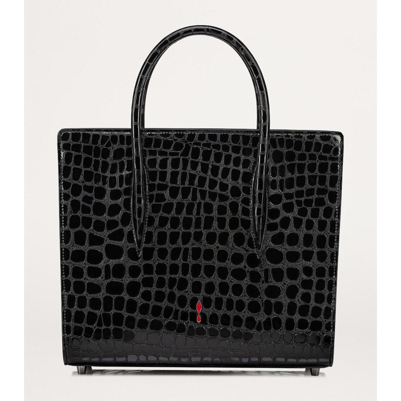 Bolsa Handle Paloma Medium Alligator-Embossed Calfskin